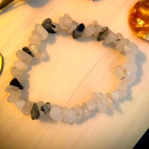 Handmade Authentic Prehnite Gemstones Boho Bracelet